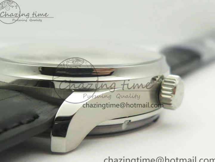 MIROTIME 0516 Efficient Portuguese Tourbillon IW5463 SS ZF Best Edition White Dial on Black Leather Strap 7170